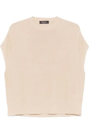 Fabiana Filippi Linen Blend Crewneck Sweater