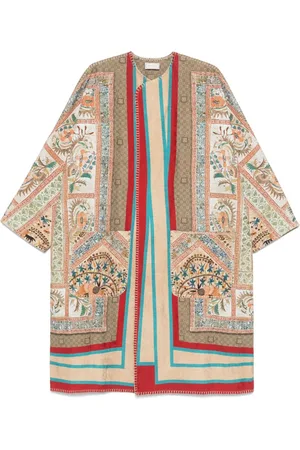 PIERRE-LOUIS MASCIA Printed Silk Kimono