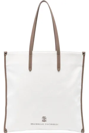 Brunello Cucinelli Cotton And Linen Tote Bag