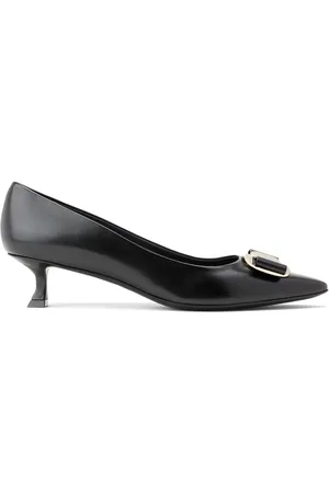 Salvatore Ferragamo Vara Leather Pumps