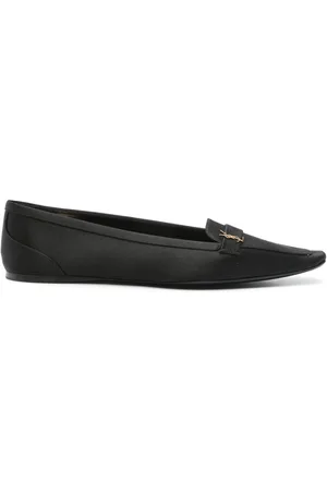 Saint Laurent Poppy Satin Ballets