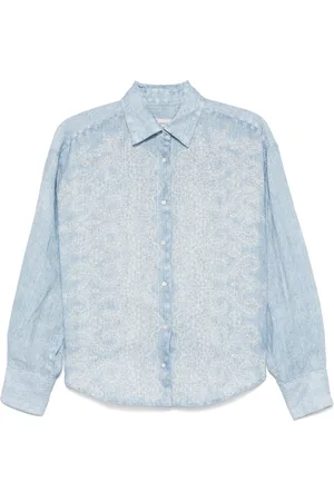 ERMANNO SCERVINO Printed Linen Shirt