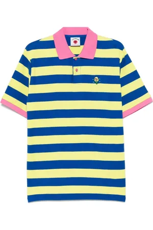 ICECREAM Cones And Bones Striped Polo Shirt