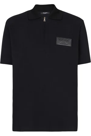 Balmain Short-sleeved Polo With Zip