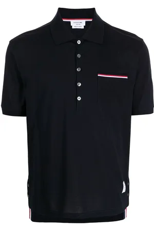 Thom Browne Rwb Cotton Polo Shirt