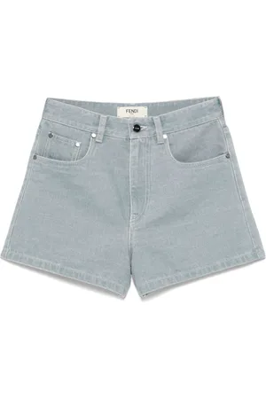 Fendi Denin Cotton Shorts