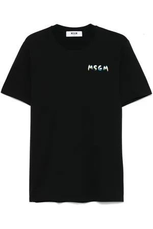 Msgm Cotton T-shirt With Logo