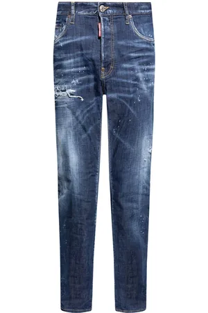 Dsquared2 Straight Jeans With A Lived-in Effect