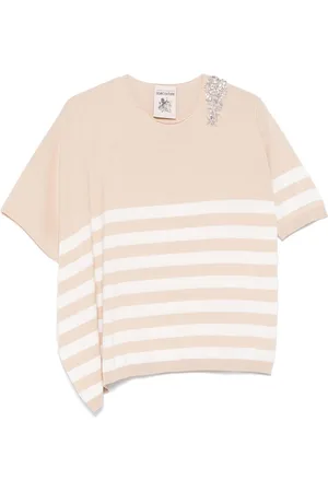 SEMICOUTURE Antoine Striped Cotton Sweater