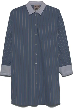 SEMICOUTURE Benedicte Striped Cotton Shirt