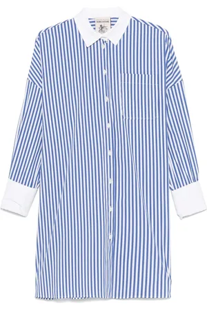SEMICOUTURE Benedicte Striped Cotton Shirt