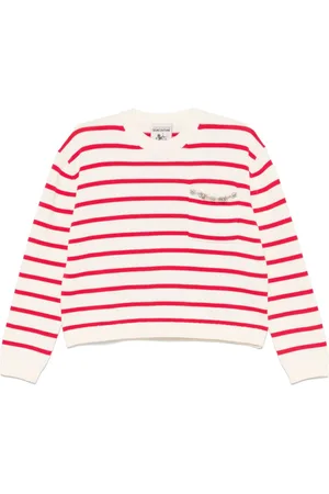 SEMICOUTURE Rita Striped Cotton Sweater