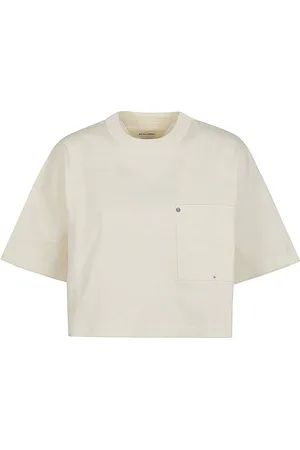 Bottega Veneta Cropped Cotton T-shirt