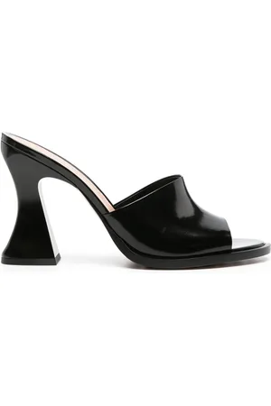 Bottega Veneta Cha-cha Patent Leather Mules