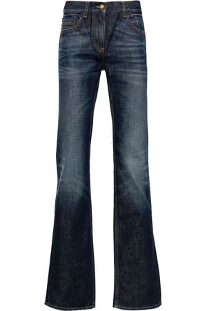 Palm Angels Straight Leg Denim Jeans