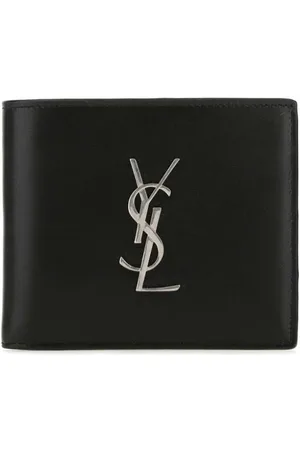 Saint Laurent Leather Wallet With Logo