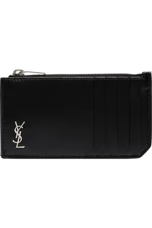 Saint Laurent Tiny Cassandre Fragments Card Holder