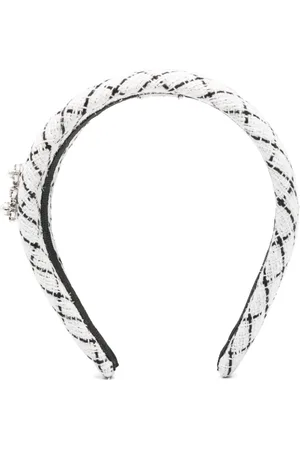 Roger Vivier Rv Flowers Strass Pearl Headband