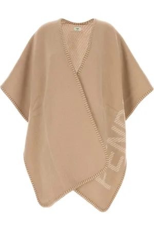 Fendi Roma Wool And Cashmere Blend Cape