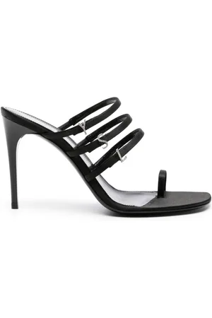 Saint Laurent Satin Heel Mules