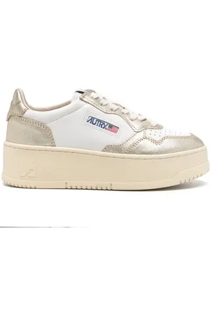 Autry Platform Low Leather Sneakers