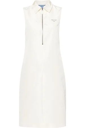 Prada Silk Midi Polo Dress