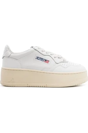 Autry Platform Low Leather Sneakers