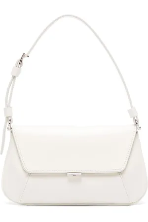 Amina Muaddi Ami Mini Leather Shoulder Bag