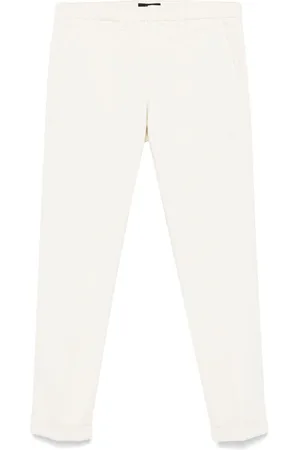 FAY Slim Fit Gabardine Trousers