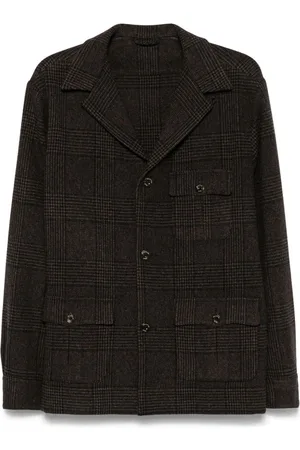 Finamore Wool Single-breasted Jacket
