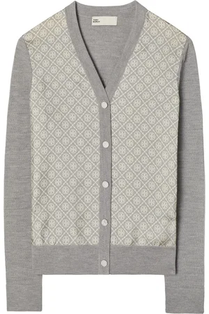 Tory Burch Wool V-necked Cardigan