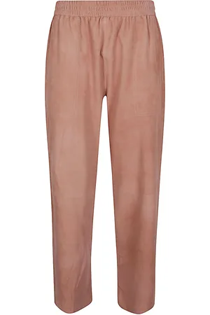 VIA MASINI 80 Suede Leather Trousers