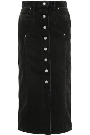 Marant Etoile Vandy Denim Cotton Skirt
