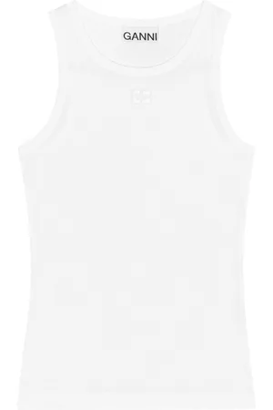 Ganni Organic Cotton Tank Top