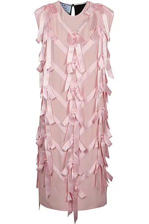 Prada Sablé Embroidered Dress