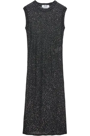 Msgm Long Knitted Dress