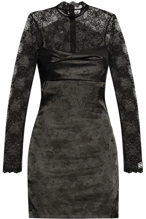 VERSACE Jacquard Floral Dress