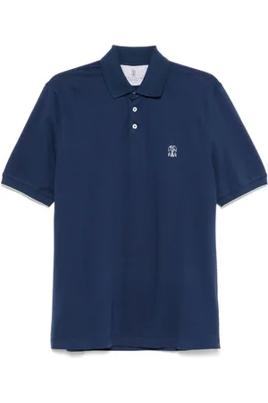 Brunello Cucinelli Logo Cotton Polo Shirt