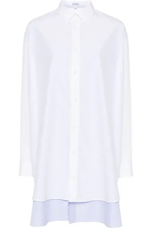 Loewe Cotton And Silk Blend Shirt Dress
