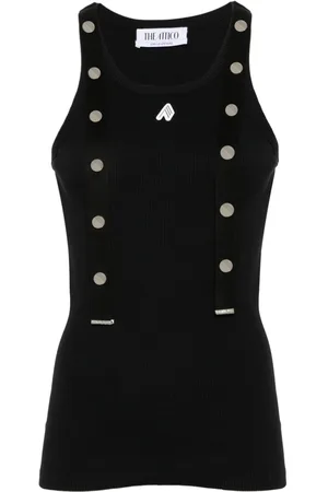 The Attico Ribbed Cotton Tank Top