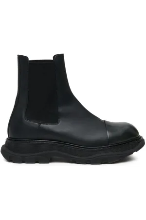 Alexander McQueen Leather Chelsea Boots