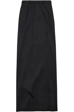 Balenciaga Wool Midi Skirt