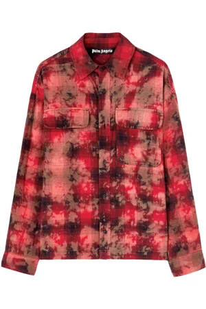 Palm Angels Checkered Print Shirt