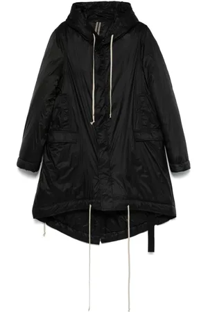Rick Owens Long Parka With Hood