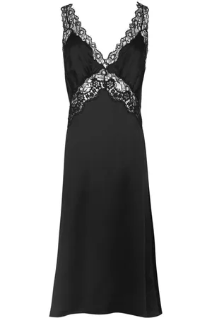 Saint Laurent Satin Short Dress