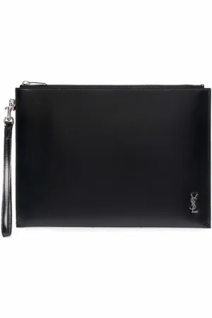 Saint Laurent Cassandre Leather Pouch
