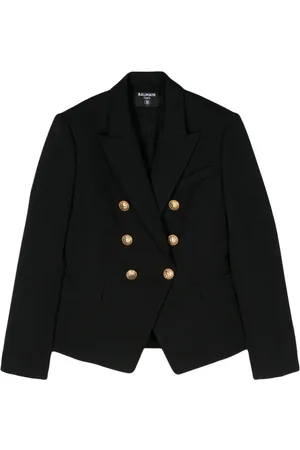 Balmain Wool Double-breasted Jacket