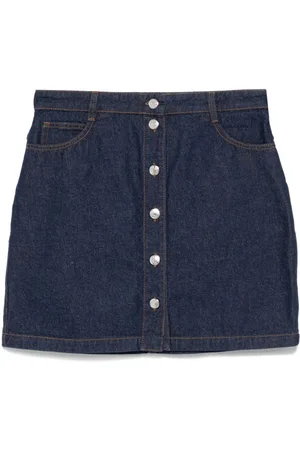 Maison Kitsuné Denim Mini Skirt