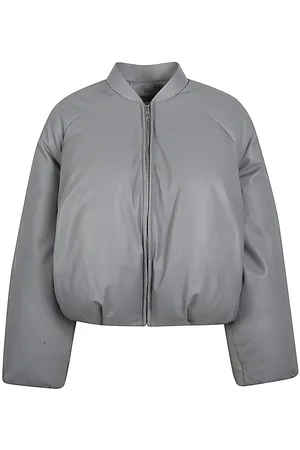 Loewe Leather Padded Bomber Jacket
