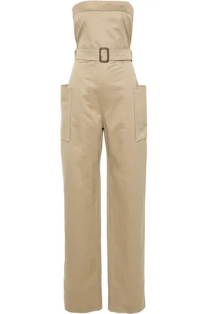 Saint Laurent Cotton Gabardine Jumpsuit
